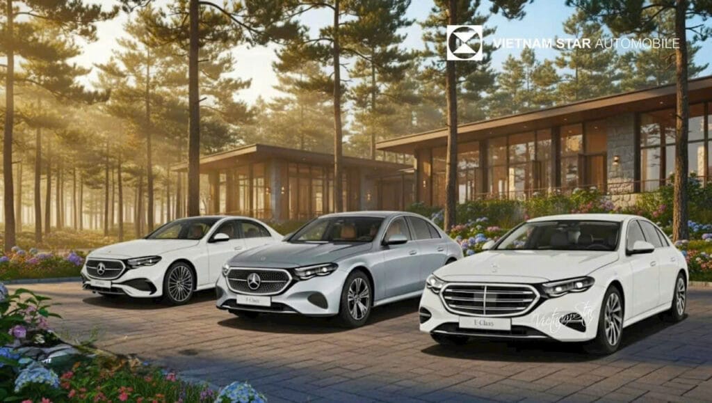 Mercedes-Benz E-Class Lăn Bánh Tại Việt Nam