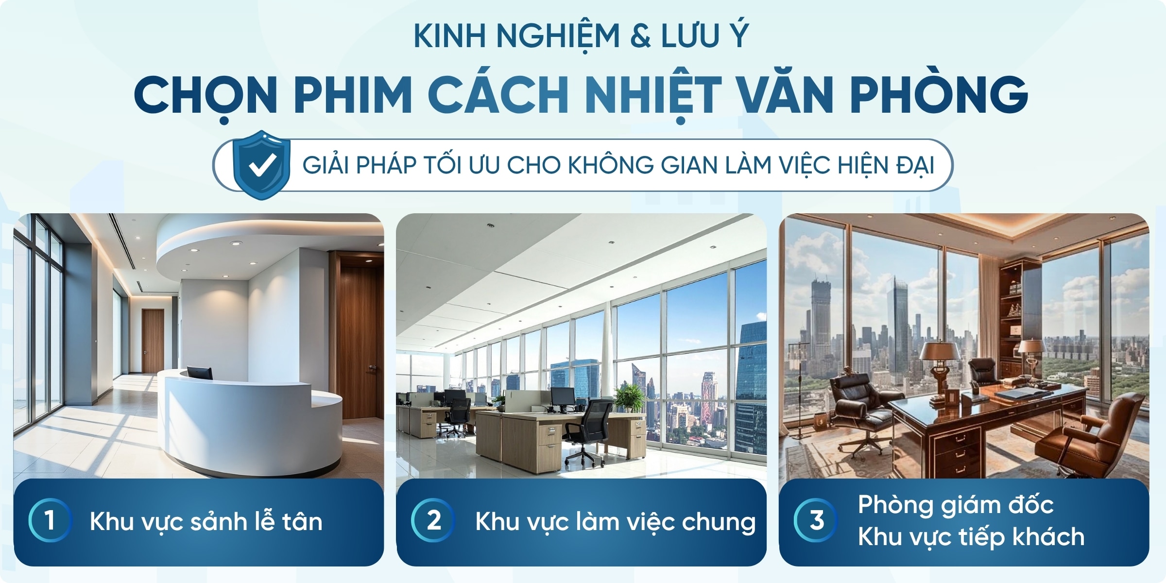 Kinh nghiệm chọn phim cách nhiệt văn phòng