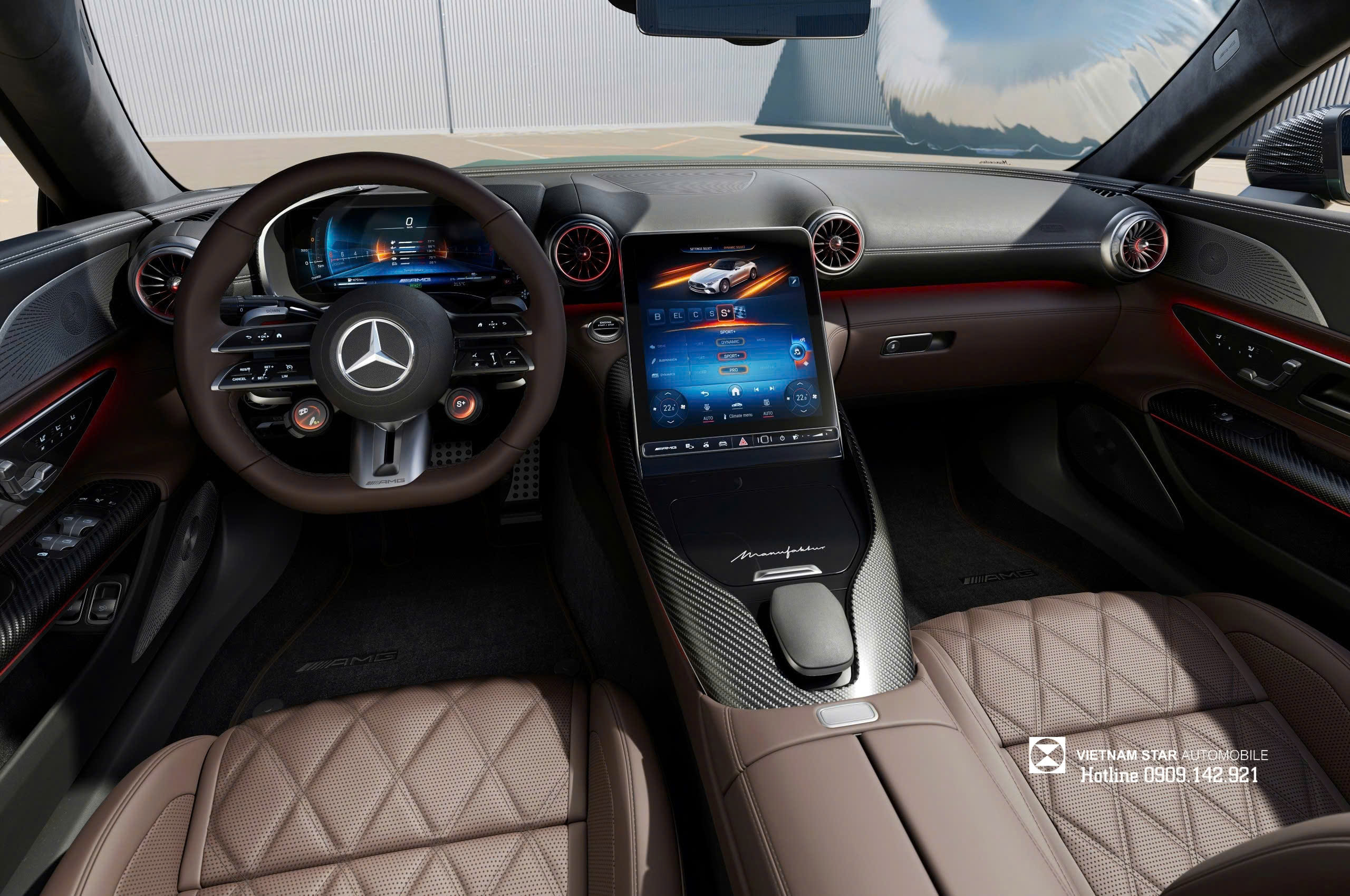 Chi tiết cổng sạc Mercedes-AMG SL63 Ireland Mid Green Magno được bố trí kín đáo, đảm bảo tính thẩm mỹ và tiện dụng trong quá trình sử dụng