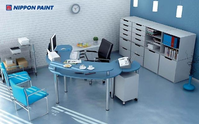 Phòng làm việc xanh dịu mắt, hỗ trợ tư duy sáng tạo và giảm căng thẳng