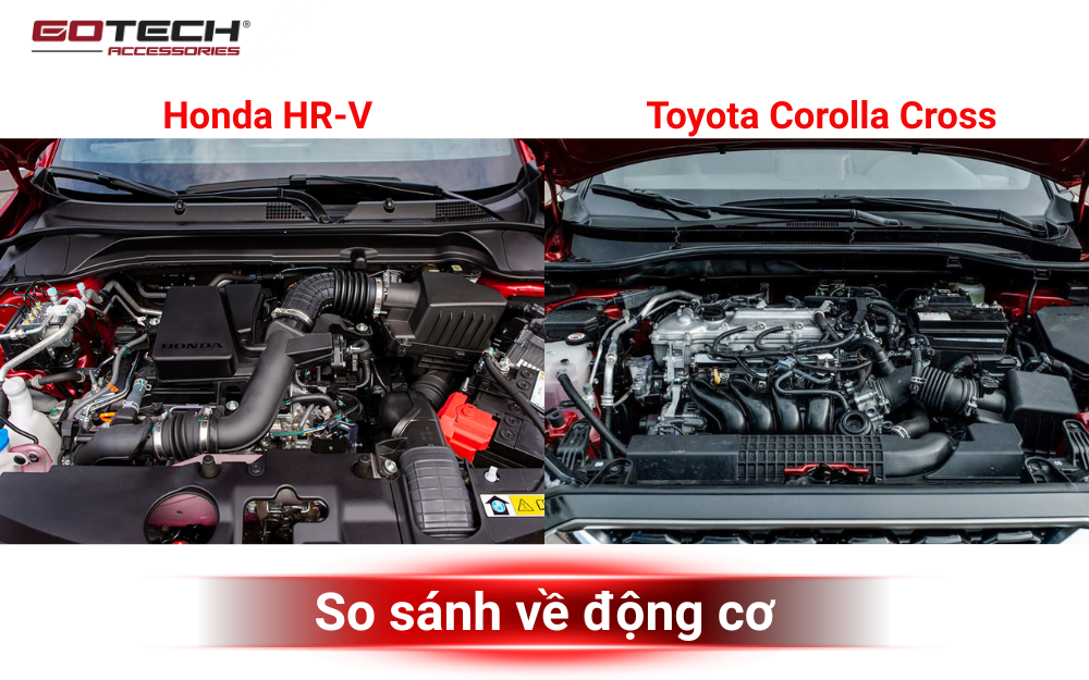So sánh Toyota Corolla Cross và Honda HR-V về động cơ
