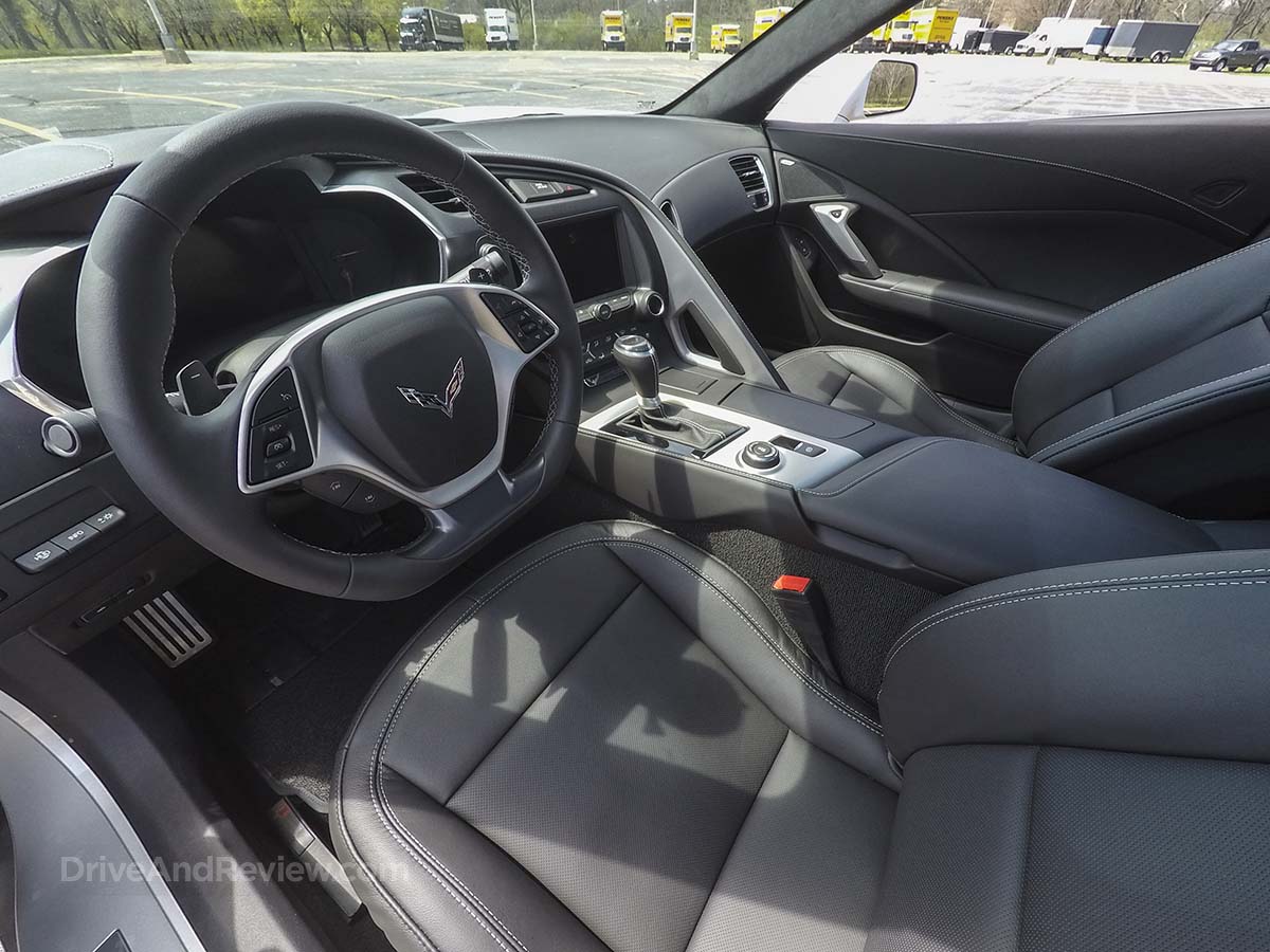 2016 Corvette Stingray center console large infotainment screen