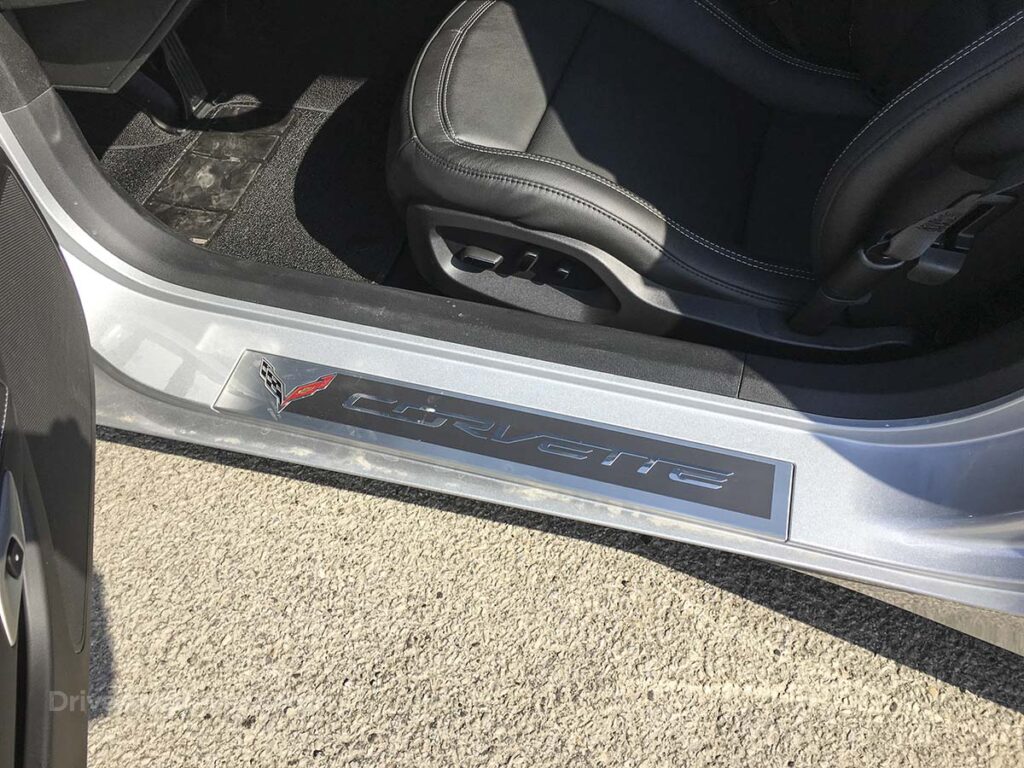 2016 Corvette Stingray rear hatch area size