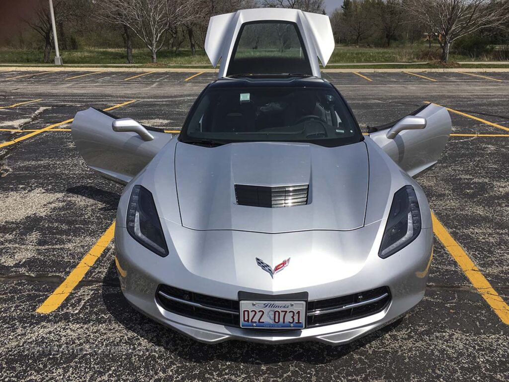 2016 Corvette Stingray black interior