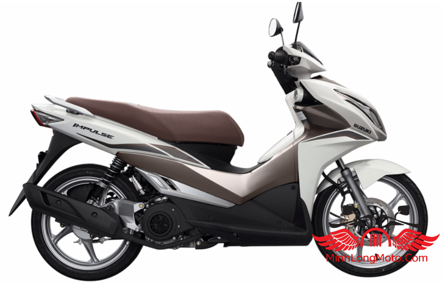 Màu Nâu trắng bạc của Suzuki Impulse 125