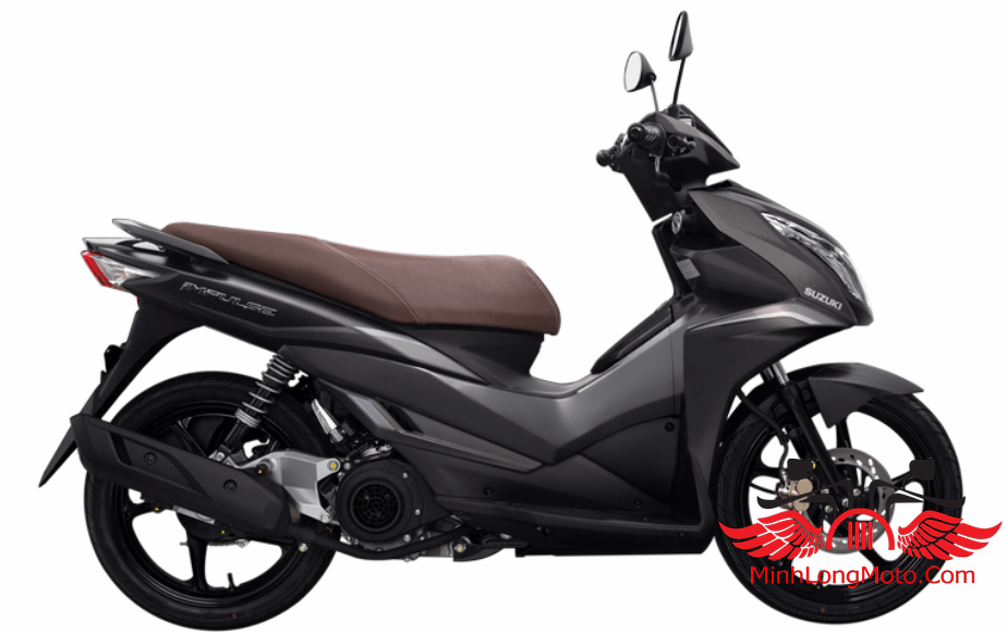 Màu Đen mờ xám nhẹ nhàng của xe Suzuku Impulse 125