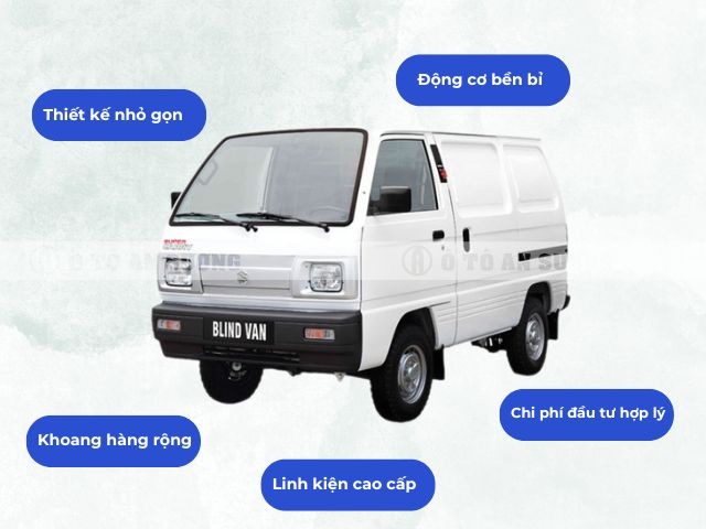 Lý do nên mua xe tải van Suzuki 2 chỗ