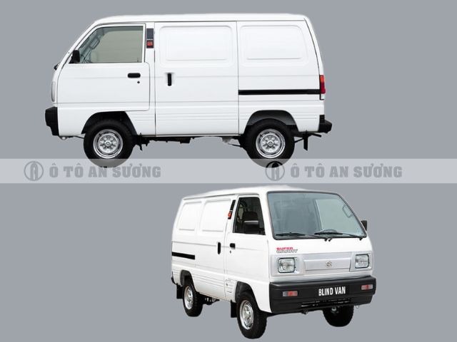 Xe tải van Suzuki 2 chỗ thiết kế nhỏ gọn, hiện đại