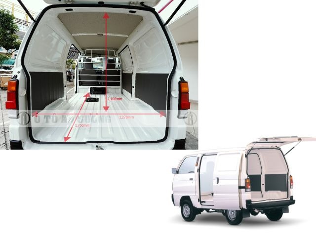 Xe tải van Suzuki 2 chỗ trang bị thùng hàng rộng rãi