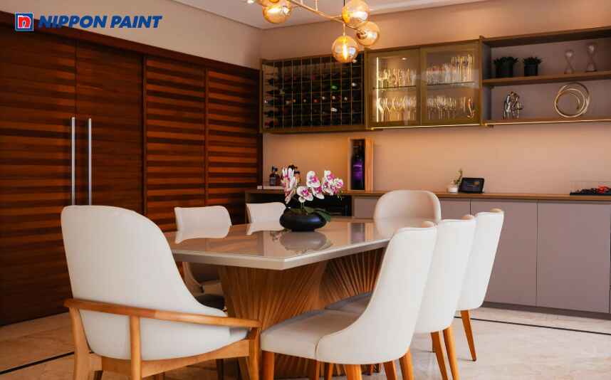 Màu nâu gỗ mộc mạc giúp kết nối với thiên nhiên