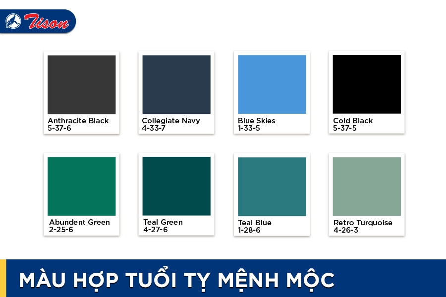 Màu hợp tuổi Tỵ mệnh Mộc năm 2023