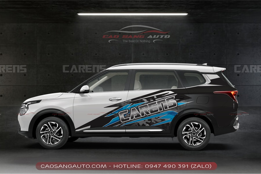 Tem sườn xe Kia Carens mẫu mới