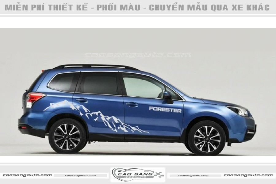 【100+】Mẫu tem xe 7 chỗ đẹp nhất, thiết kế miễn phí theo ý khách
