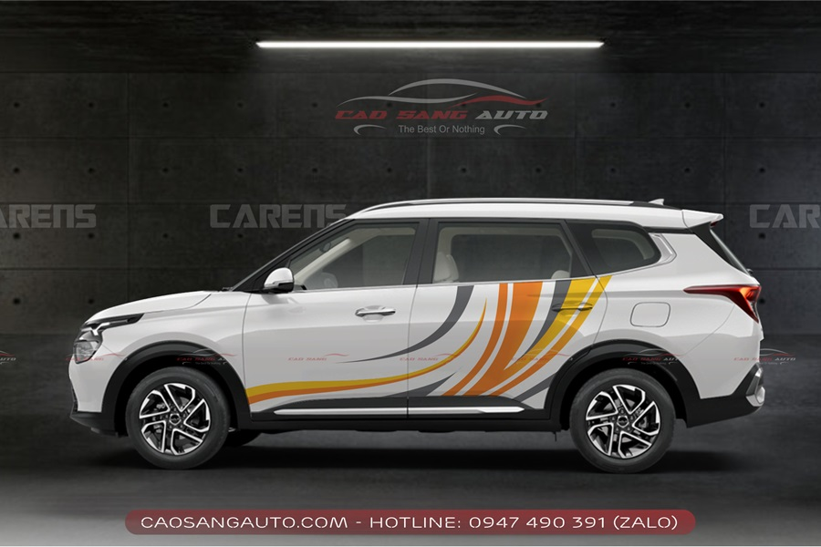 Tem sườn xe Kia Carens tại Cao Sang