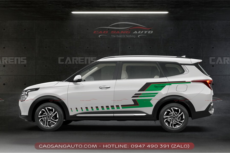 Tem sườn xe Kia Carens mẫu đẹp nhất