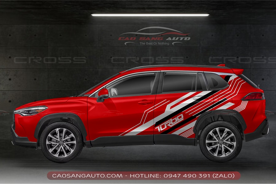 Mẫu tem xe 7 chỗ đẹp nhất, thiết kế miễn phí theo ý khách