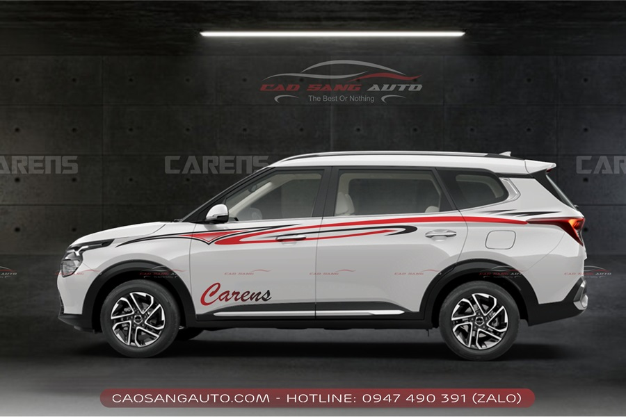 Tem sườn xe Kia Carens đẹp nhất giá rẻ