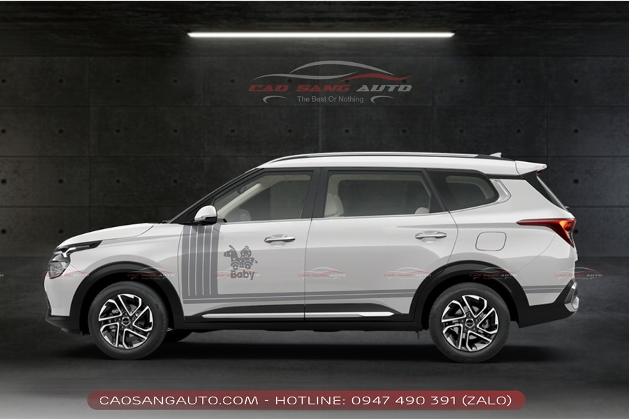 Tem sườn xe Kia Carens đẹp nhất