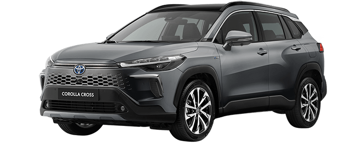 Giá xe Cross 1.8HV Hybrid màu xám ánh bạc