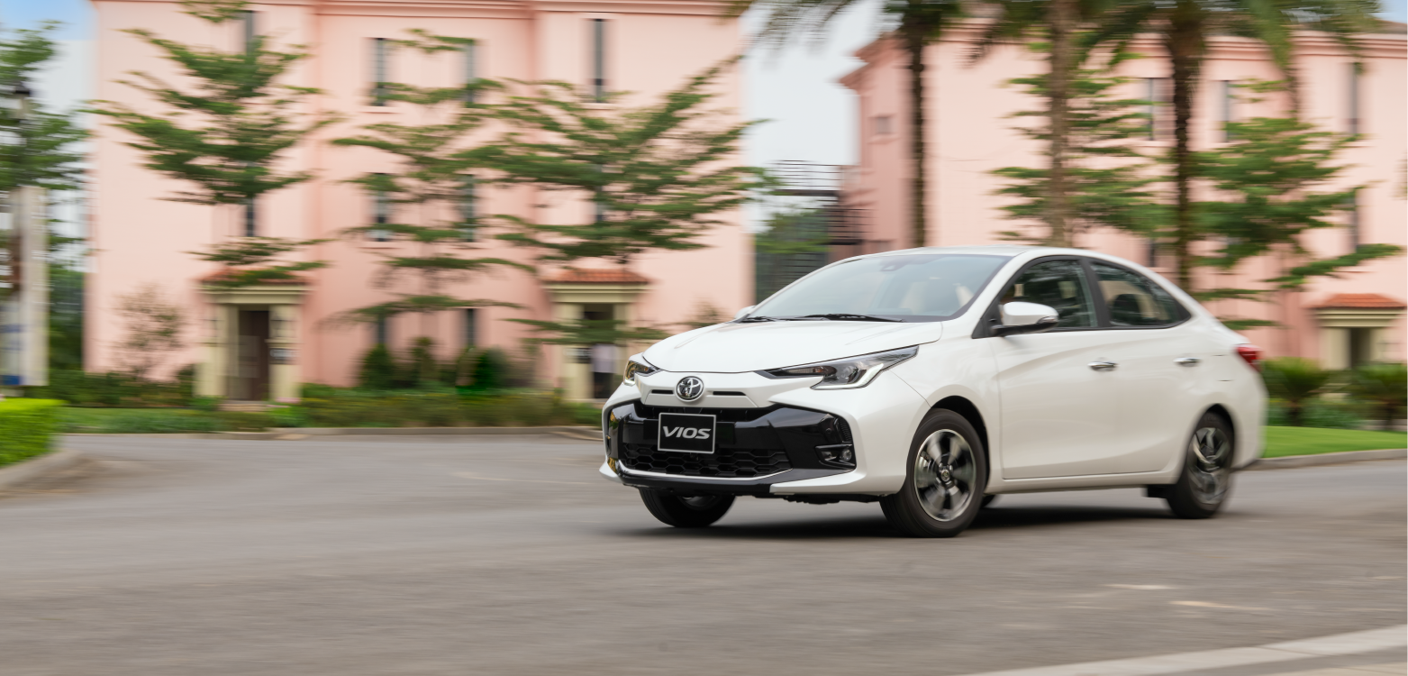 Thông số kỹ thuật Toyota Vios 2023 về ngoại thất.