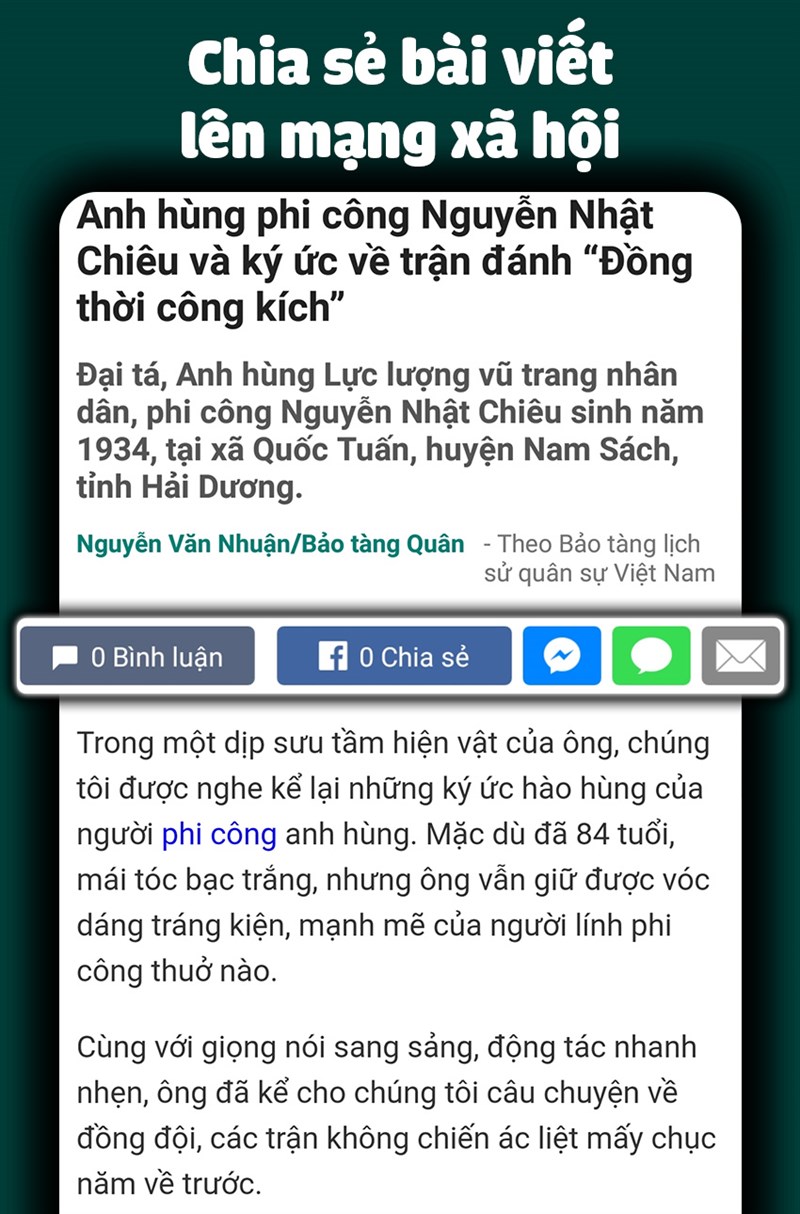 Chia sẻ các bài báo đến mọi người cùng tham khảo