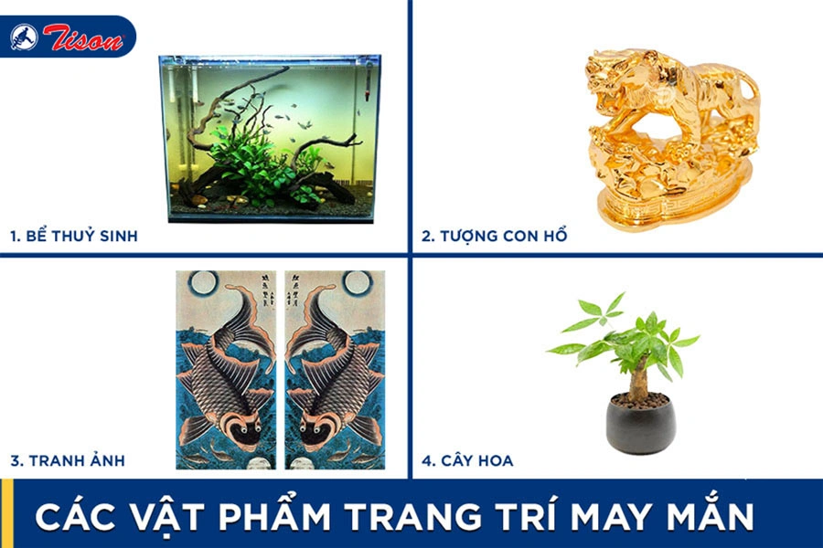 Các vật dụng trang trí hợp tuổi Dần năm 2023
