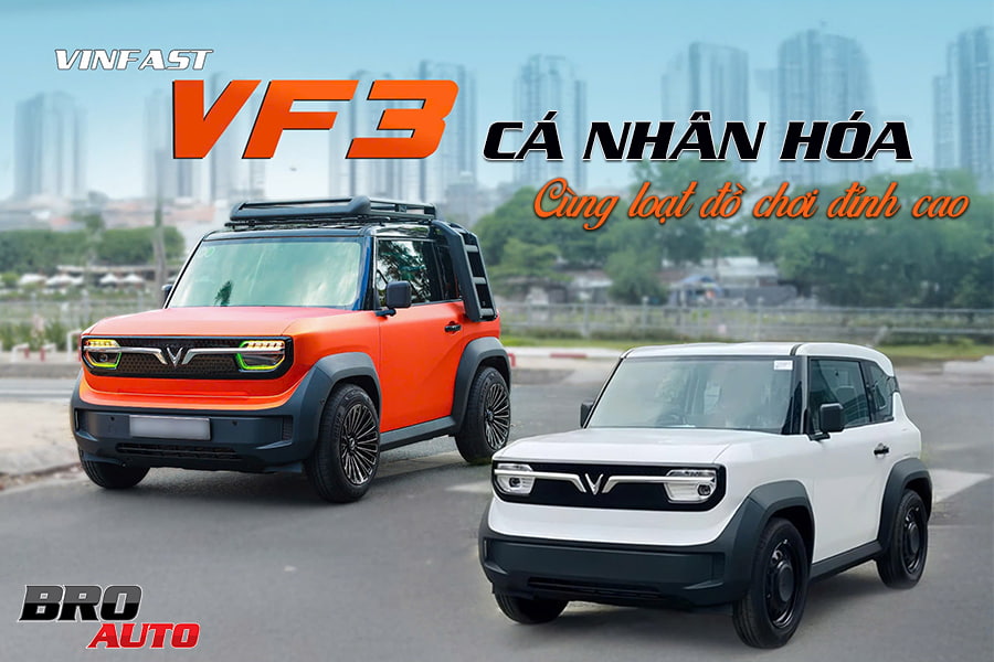VinFast VF3 nội thất độ full