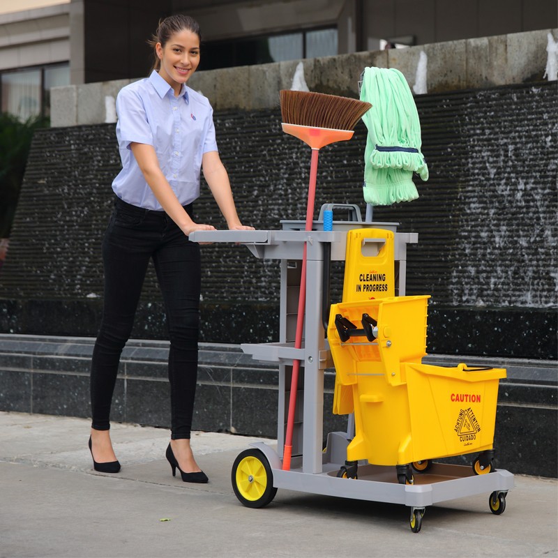 Xe đẩy Vệ Sinh Khách Sạn
