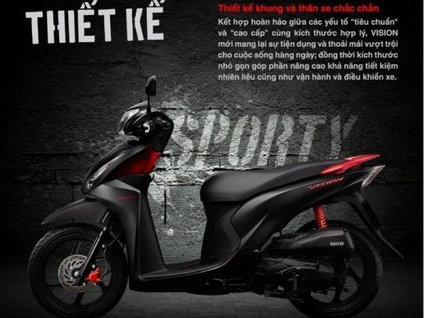 Dòng xe tay ga thời trang Honda Vision