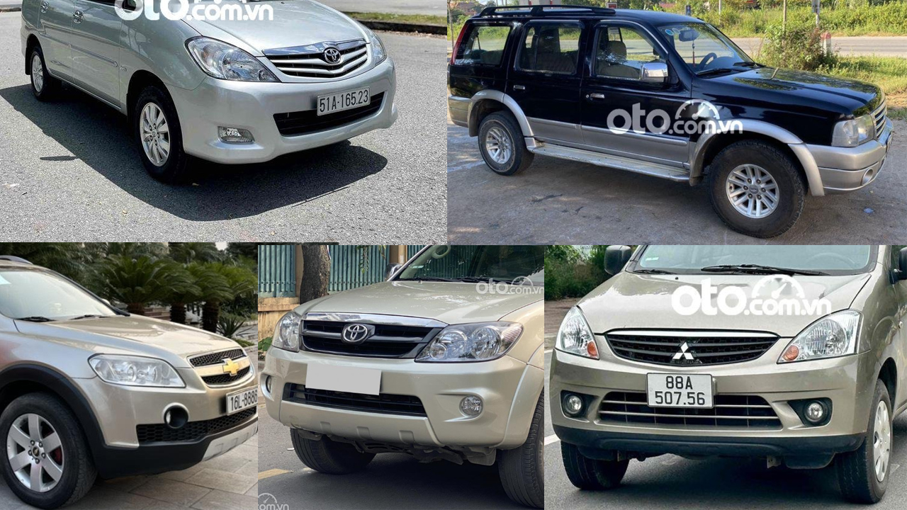 Có nên mua xe gầm cao 7 chỗ cũ tầm giá 200 triệu? Đâu là những cái tên đáng cân nhắc?
