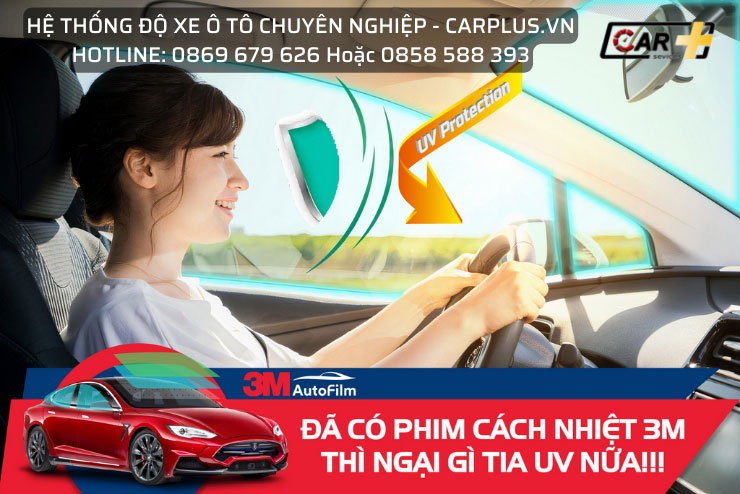 Dán phim cách nhiệt xe Chevrolet Spark - Loại bỏ tia UV
