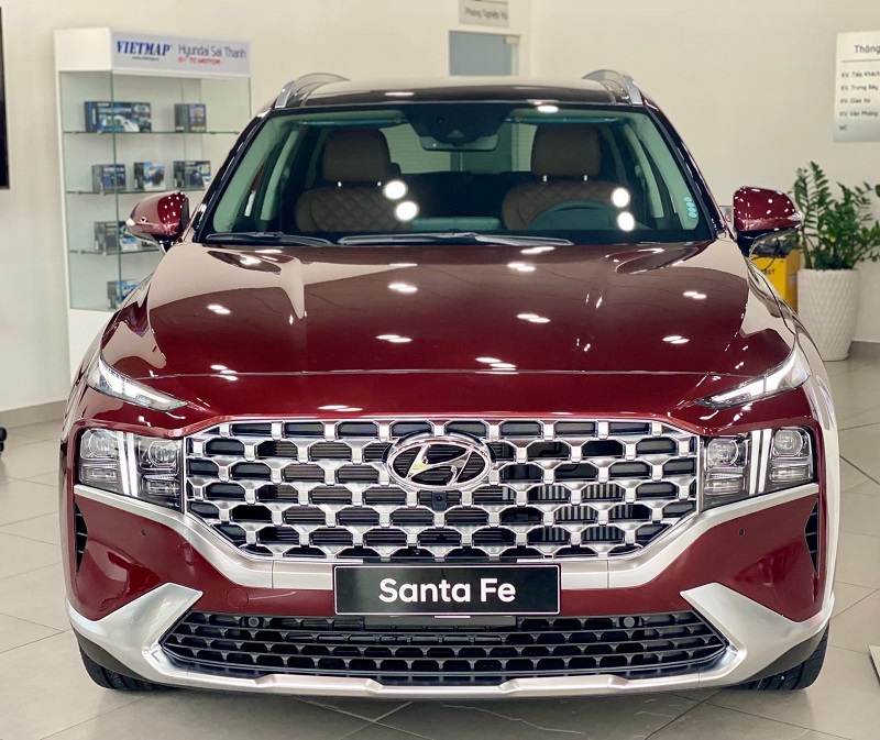 Hyundai Santafe Màu Đỏ