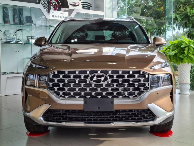 Hyundai Santafe Màu Vàng Cát