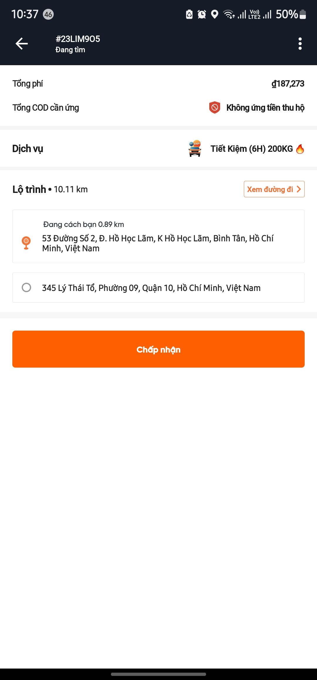 [XE TẢI/VAN] DỊCH VỤ "TIẾT KIỆM (6H)" TẠI HCM