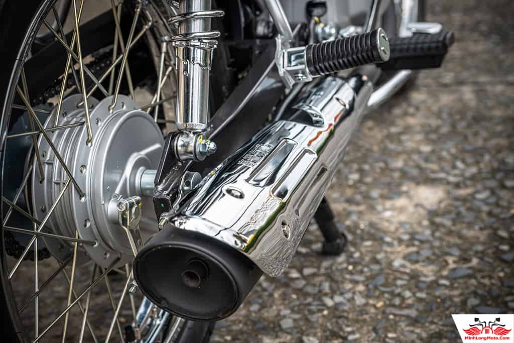 pô xe mạ kim loại của sym husky