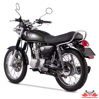 Xe côn tay SYM Husky 125 màu Đen bóng