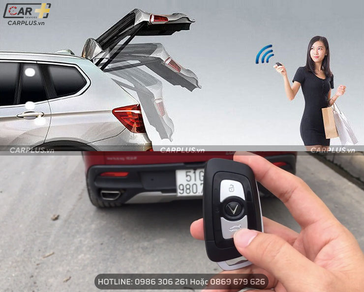 Cốp điện cho xe VinFast Lux A - Mỏ cốp với chìa khóa Zin