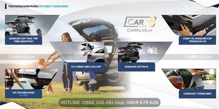 Tính năng tiện ích của cốp điện tự động cho xe VinFast Lux A